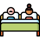 people,furniture and household,furniture,rest,sleep,couple,bedroom,room,double bed,beds